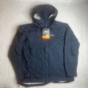 NWT Simms men's admiral blue waypoint jacket full zip hood fishing outdoors xl